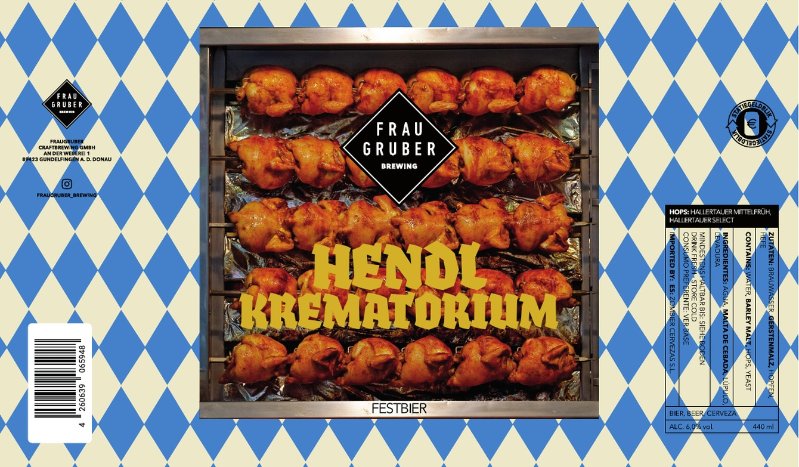 Frau Gruber - Hendl Krematorium, fles