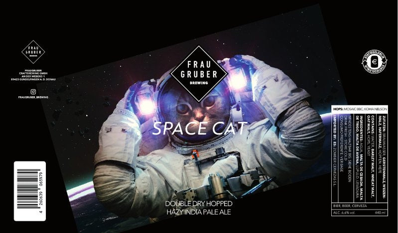 Frau Gruber - Space Cat, fles
