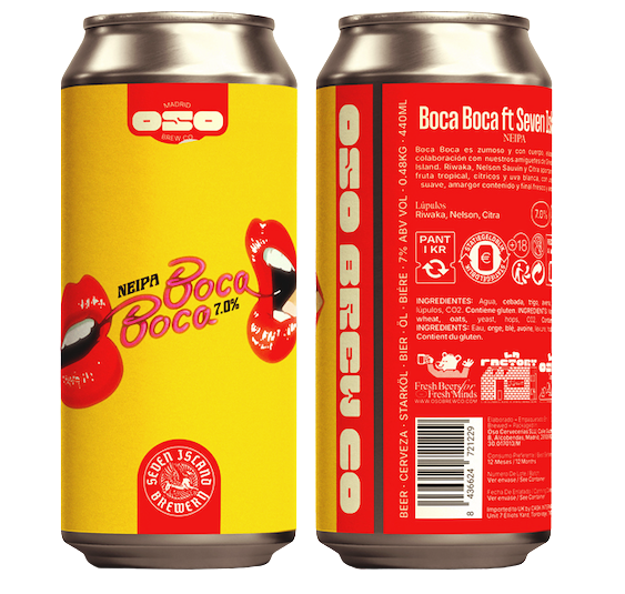 OSO Boca Boca (collab Seven Island Brewing), fles