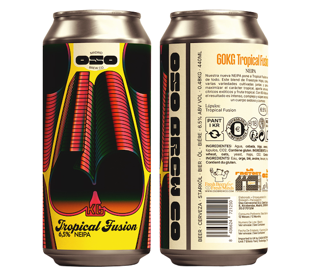 OSO 60KG Tropical Fusion, fles