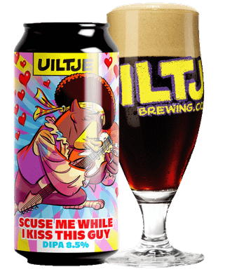 Uiltje SCUSE ME WHILE I KISS THE GUY, fles