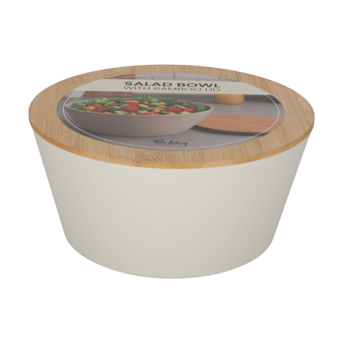 Saladeschaal met Deksel Zand van FITZ Living, productfoto 4