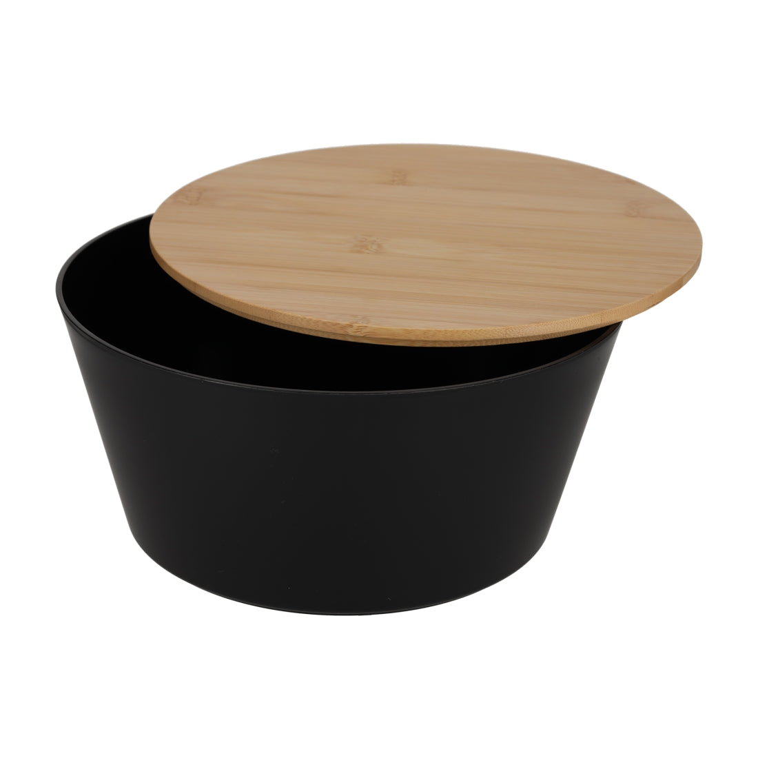 Saladeschaal met Deksel Zwart van FITZ Living, productfoto 2