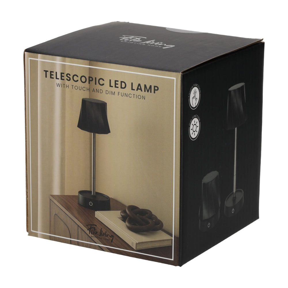 Telescopische LED Lamp Zwart van FITZ Living, productfoto 7