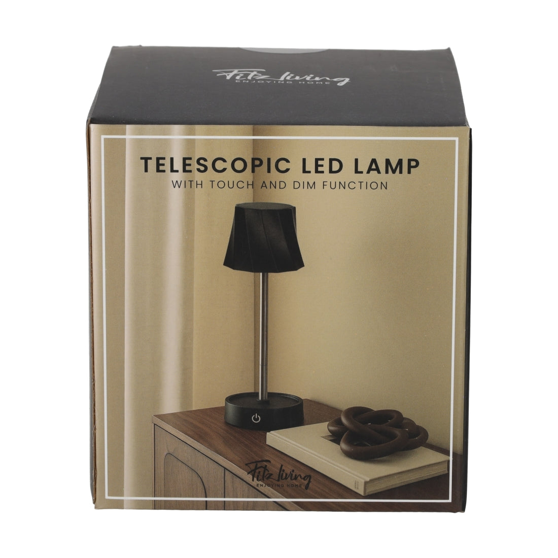 Telescopische LED Lamp Zwart van FITZ Living, productfoto 8