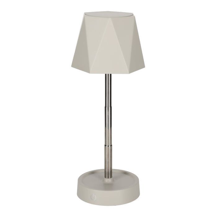 Telescopische LED Lamp Taupe – FITZ Living