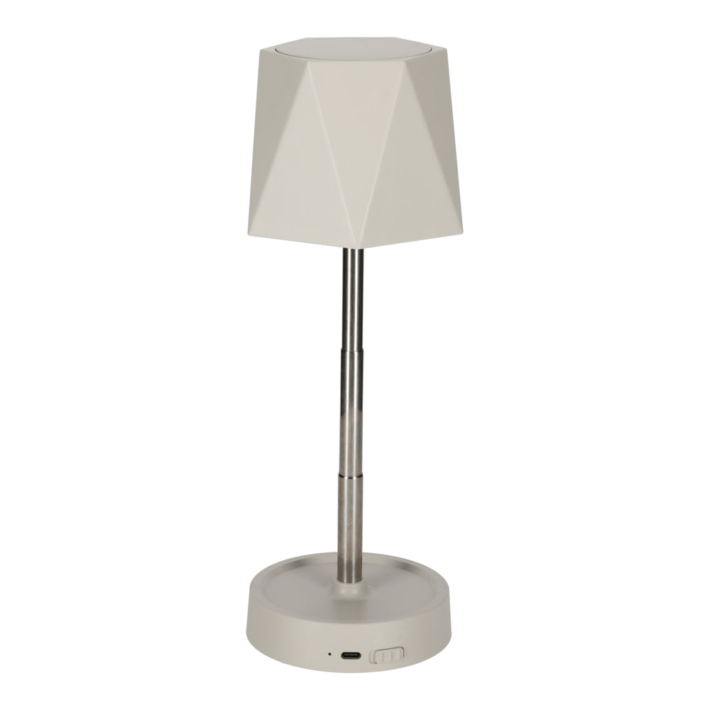 Telescopische LED Lamp Taupe van FITZ Living, productfoto 3