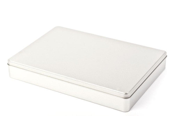 A4 MAXI A4 Maxi blikdoos diep – ruime metalen verpakking voor documenten en giftsets