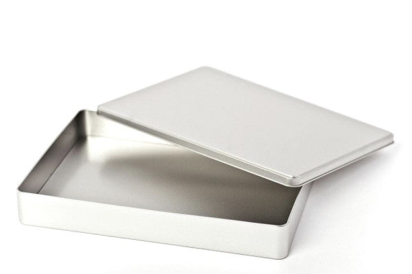 A4 MAXI A4 Maxi blikdoos diep – ruime metalen verpakking voor documenten en giftsets