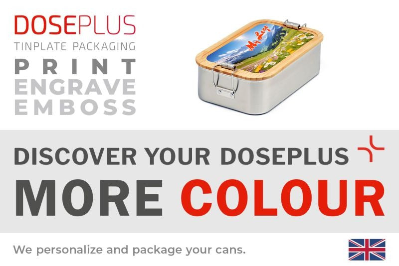 CP SA 10 RVS Lunchbox "Junglepicknick" – duurzame lunchbox met bamboe deksel