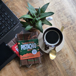Dubai chocoladereep, uitvoering dubai, pistache en knafeh
