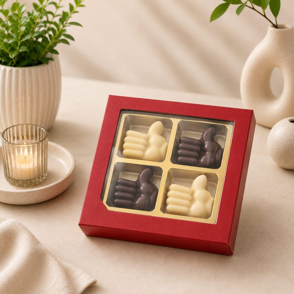 Chocolade duimpjes, uitvoering 4 duimpjes