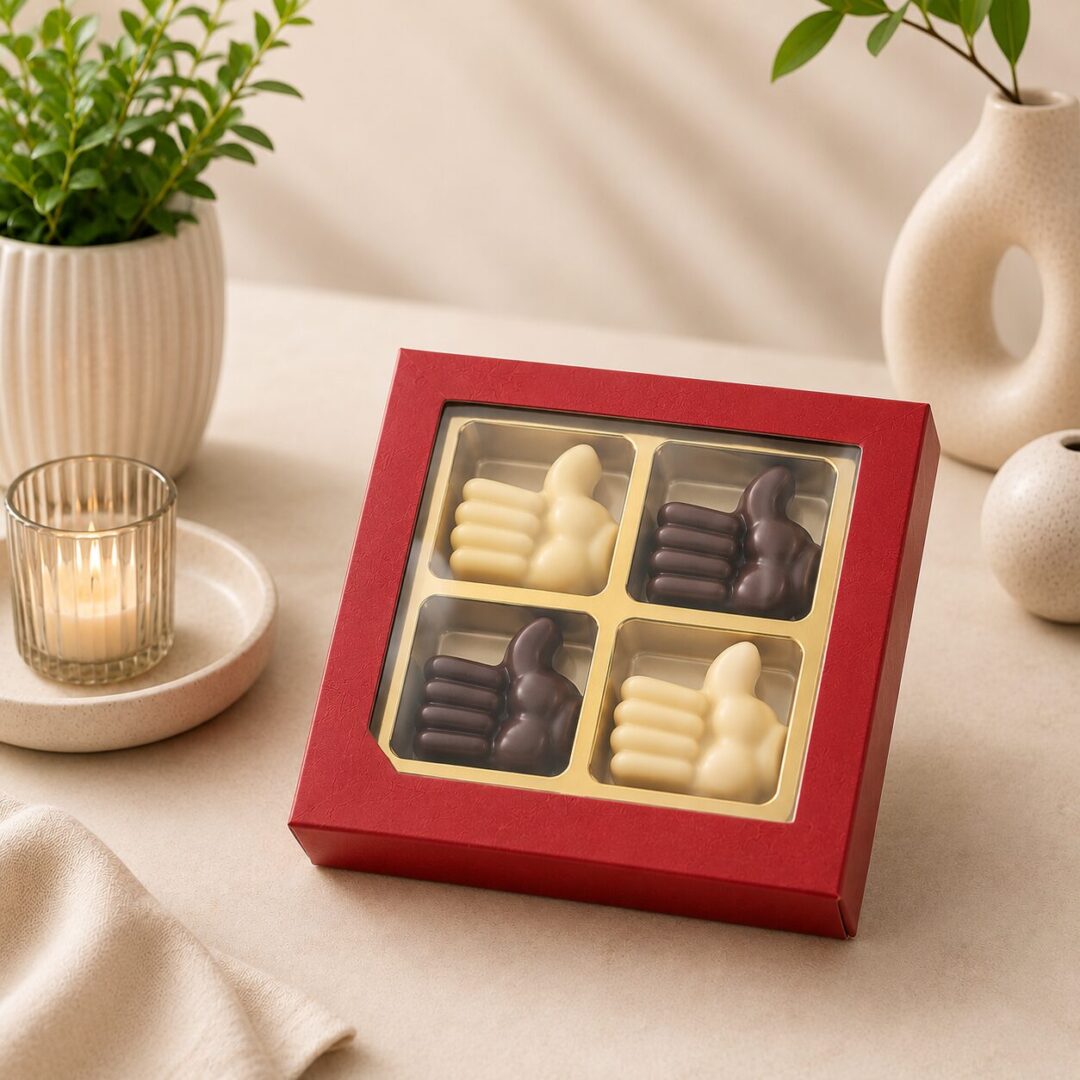Chocolade duimpjes, uitvoering 4 duimpjes