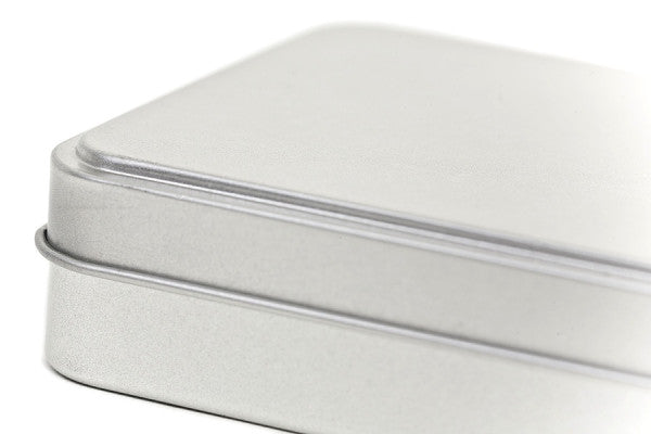 DSE 015 Blikdoos voor memory spel – Metalen verpakking met scharnierend deksel