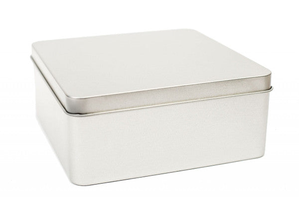 DSQ 140.60 Square Tin Box – Luxe vierkante geschenkverpakking van blik