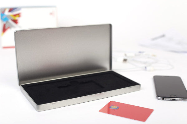 MDT DL Voucher blik DIN lang – luxe metalen verpakking voor cadeaubonnen