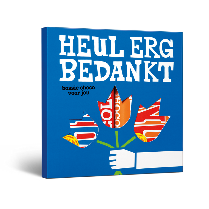 Tony's Chocolonely Duo doosje Bedankt, cadeaudoos met 2 repen