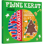 Tony's Chocolonely Kerst cadeauset melk en gemberkoekje, schuin van voren