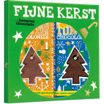 Tony's Chocolonely Kerst cadeauset gemberkoekje en mint candy cane, schuin van voren