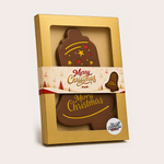 Chocolade kerstbel "Merry Christmas" (melkchocolade, 160 gram)