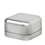 DSQ 030 Kleine vierkante blikdoos met klemdeksel – tinplate verpakking 75 ml