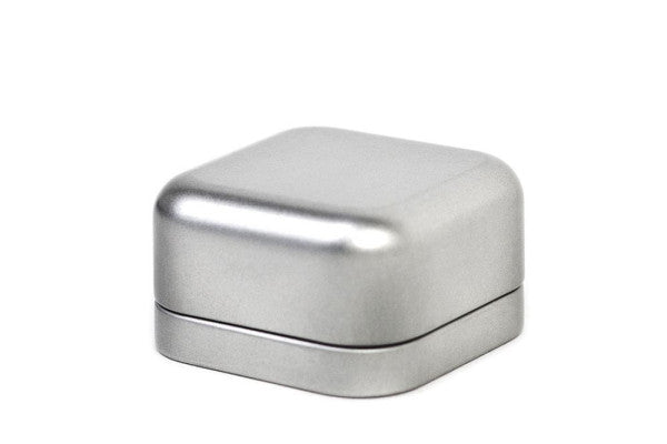 DSQ 030 Kleine vierkante blikdoos met klemdeksel – tinplate verpakking 75 ml