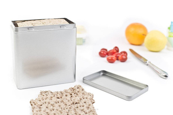 DSE 10.20 Knäckebröd bewaarblik – Metalen voorraadblik voor krokant en vers knäckebröd
