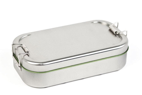 CP BA C5  LB GREEN Metalen lunchbox groen 700 ml – duurzaam en opvallend