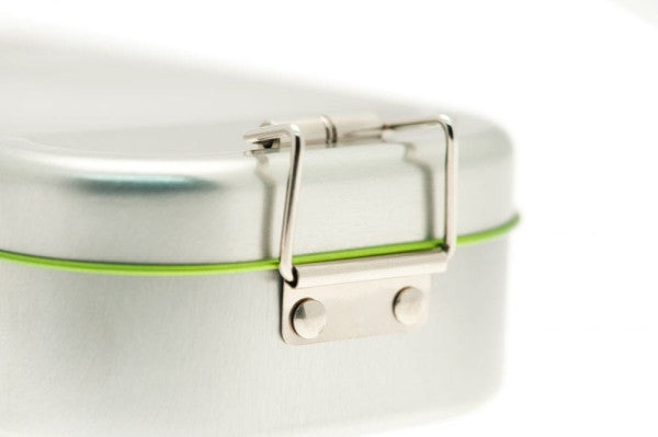 CP BA C5  LB GREEN Metalen lunchbox groen 700 ml – duurzaam en opvallend