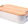 LB BA 05 Blik lunchbox met bamboe deksel 700 ml – duurzaam en stijlvol