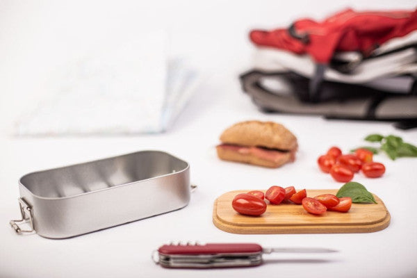 LB BA 05 Blik lunchbox met bamboe deksel 700 ml – duurzaam en stijlvol