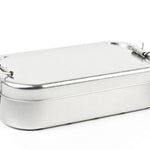 LB SILVER  Blik lunchbox zilver 700 ml – compact en veelzijdig
