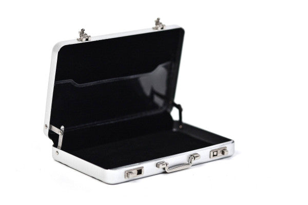 DSE 002 Mini aluminium koffer – Compacte metalen verpakking voor visitekaartjes en accessoires