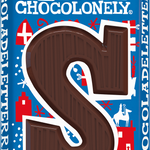 Tony's Chocolonely letterreep S puur, voorkant van de verpakking