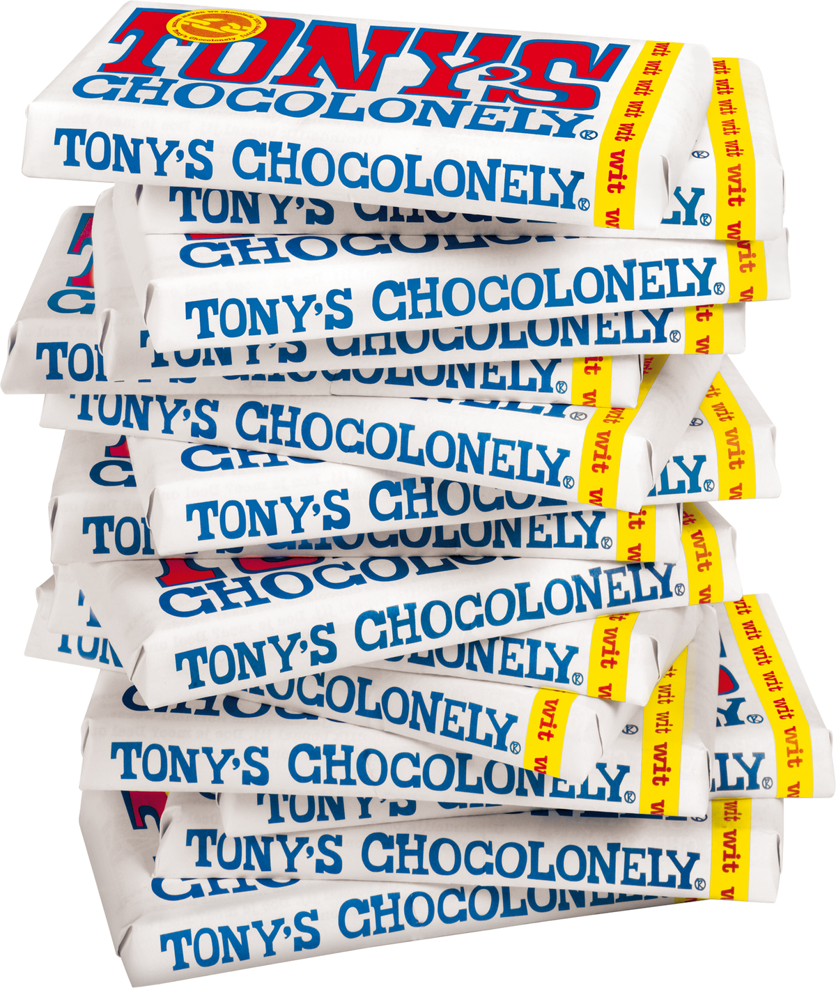Tony's Chocolonely reep wit