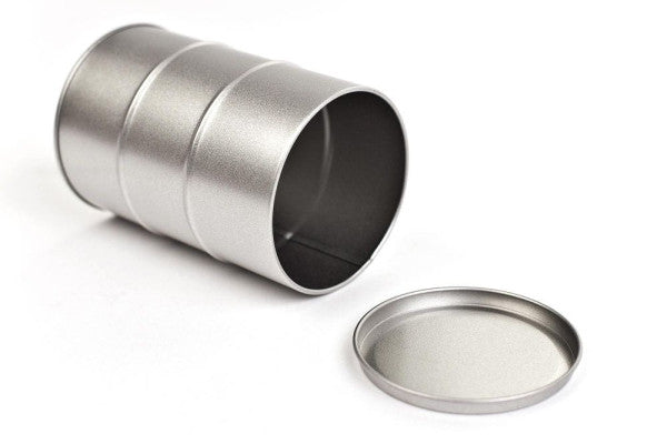 DSR 031 Oil barrel blik Ø72x111 mm – unieke en opvallende verpakking