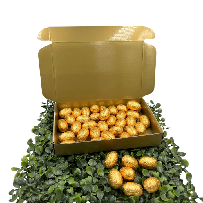 Gouden brievenbusdoosje met Gouden paaseitjes