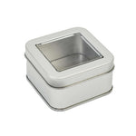 DSQ 70.40W Chocolate Tin Box met Venster – Luxe blikverpakking met kijkvenster