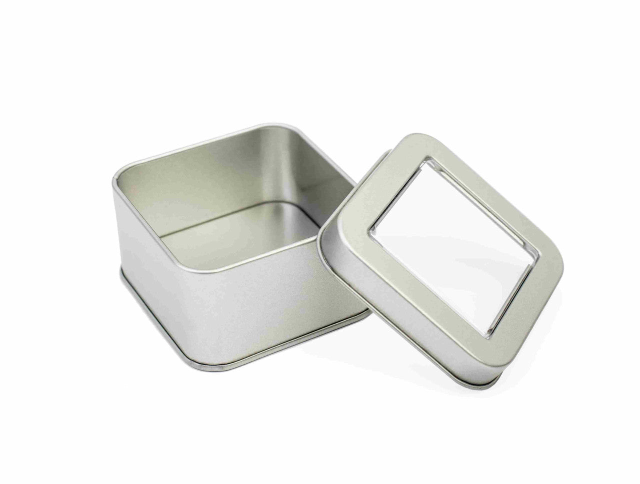 DSQ 70.40W Chocolate Tin Box met Venster – Luxe blikverpakking met kijkvenster