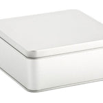 DSQ 010 Square Tin Box met Stulpdeksel – Ruime metalen verpakking voor gifts en accessoires
