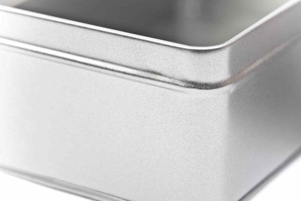 DSE 105 Rechthoekige blikdoos met stulpdeksel – Metalen verpakking voor kleine producten