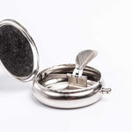 TA 002 Reis Asbak – Compacte Metalen Pocket Asbak