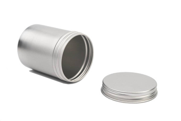 DRA 68.85 Aluminium pot 250 ml – ronde verpakking met schroefdeksel