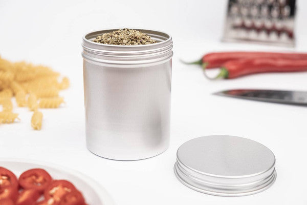 DRA 68.85 Aluminium pot 250 ml – ronde verpakking met schroefdeksel