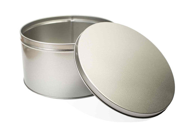 DSR 100 Ronde Blikken Doos Ø182x100 mm – Metalen Geschenkdoos