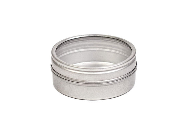 DSR 006 Ronde Kruidenblik – Metalen Specerijenblik met Vensterdeksel