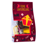 Zakje Sintchocolade, uitvoering standaard kopkaartje