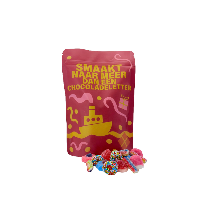 Sinterklaas stazak met snoep of chocolade kruidnoten