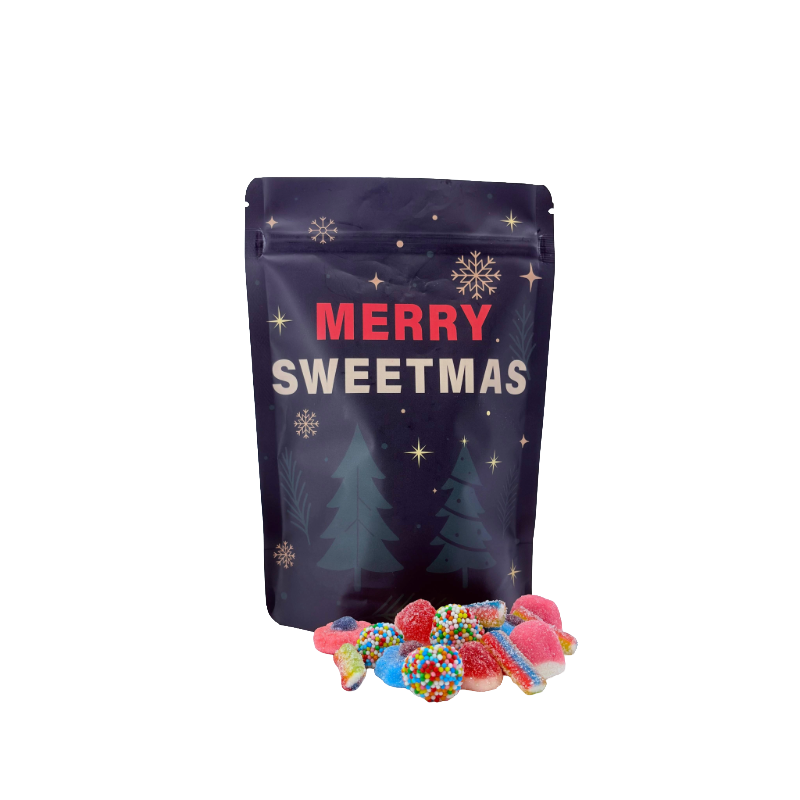 Kerst stazak, uitvoering gemengd snoep, 250 gram