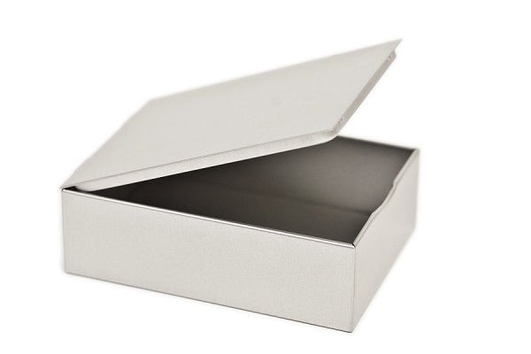 DSE 100 Blikdoos met scharnierend deksel – Rechthoekige metalen verpakking voor gifts en pralines
